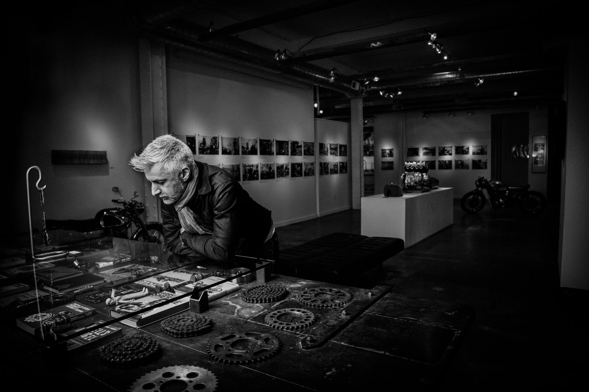 "Motorcycles have always been part of my life, I decided to find out why..." Jean-Philippe Defaut, Heron Arts - San Francisco, CA.